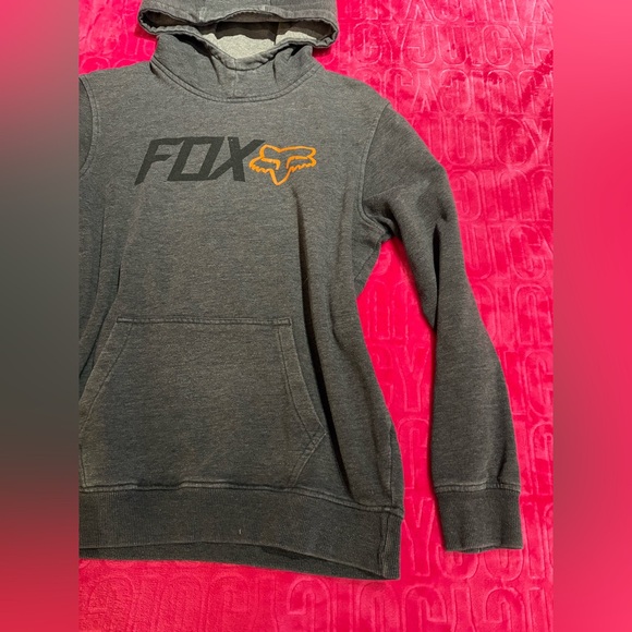 Fox Racing Grey Pullover Hoodie - Picture 3 of 7